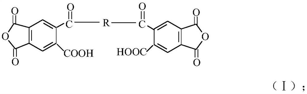 Paint and coating based on bridged dianhydride and POSS hybrid epoxy resin