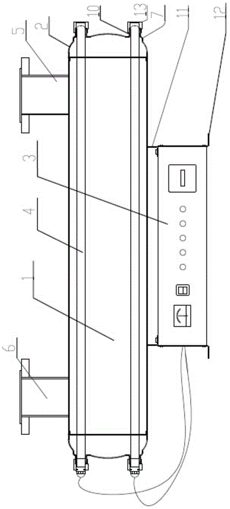 Punch forming over-current ultraviolet sterilizer and manufacturing process for sterilization device of punch forming over-current ultraviolet sterilizer