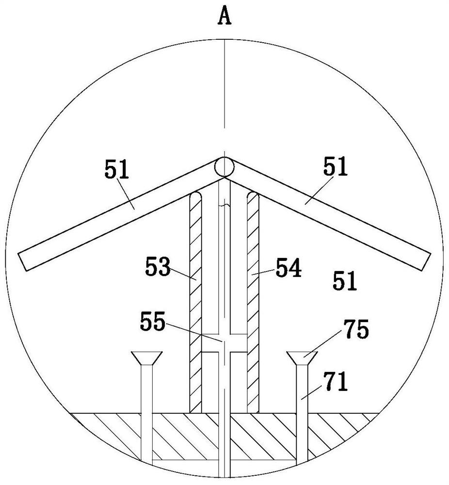 A semiconductor wafer etching device