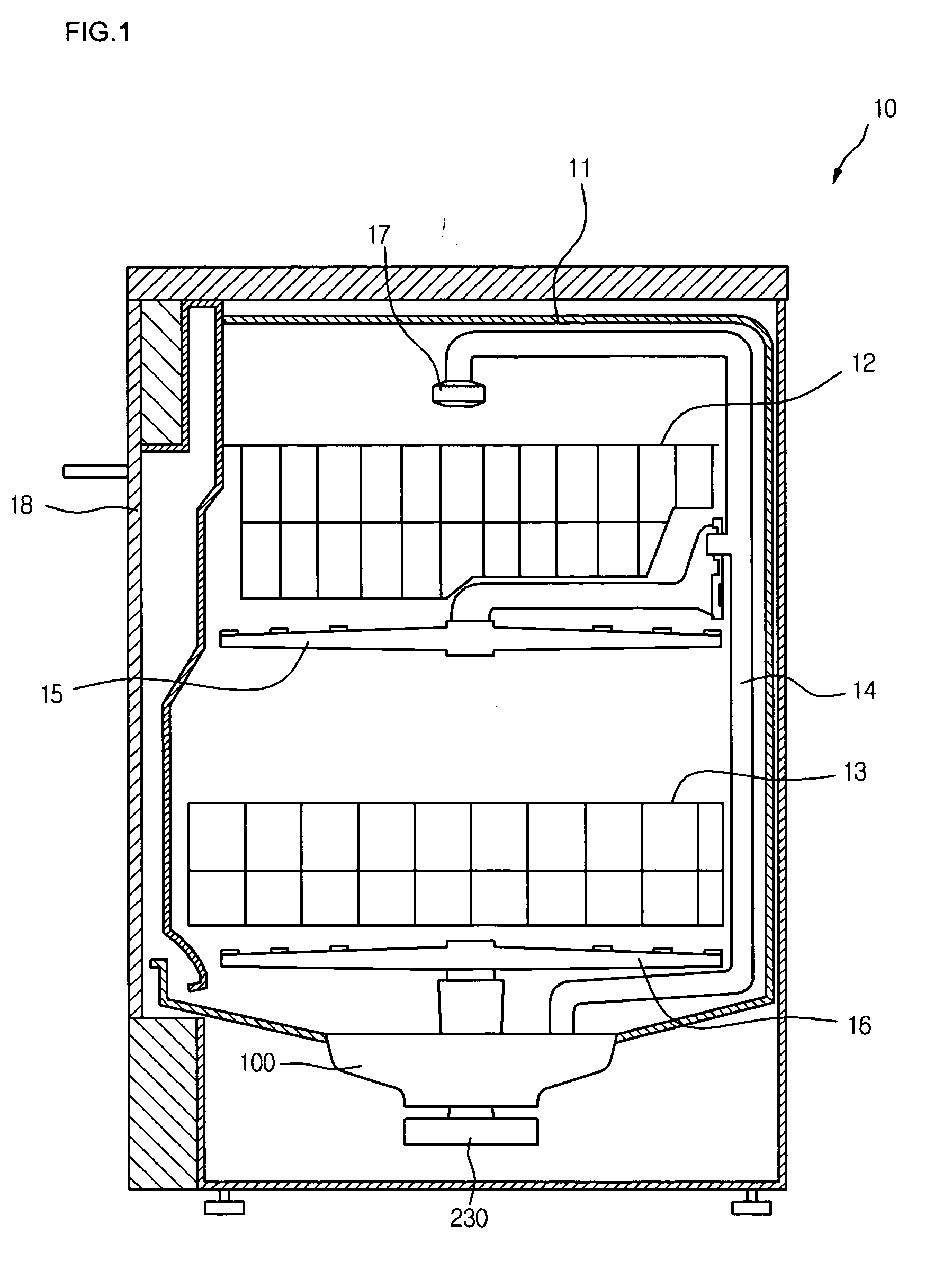 Sump of dish washer