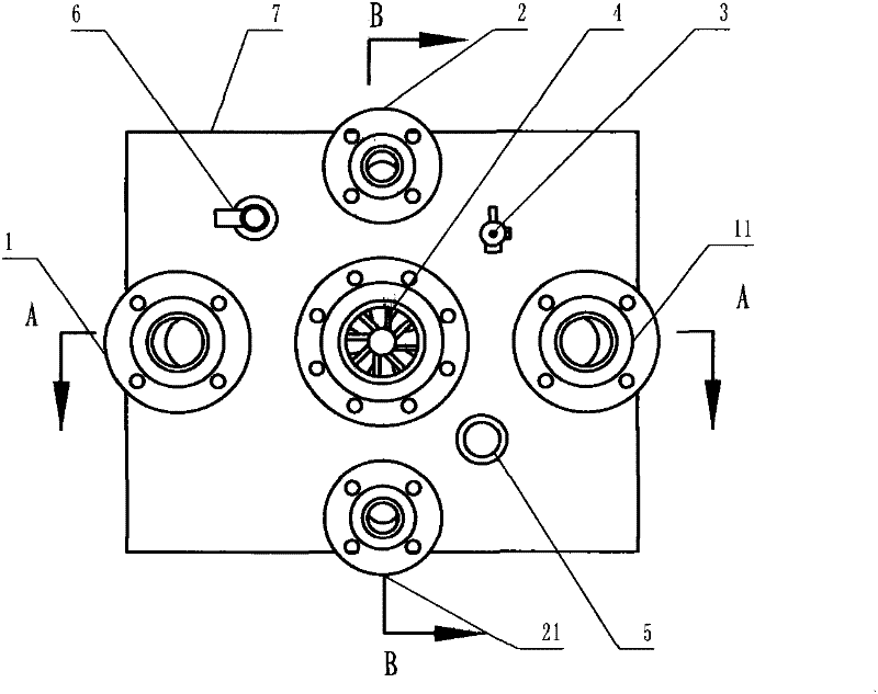 Multi-oxygen burner and combustion method thereof