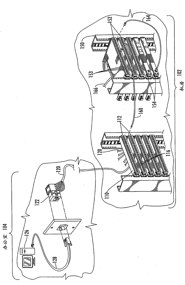 System and related wiring apparatus and method for automatically tracking wiring connections of network equipment using separate control channels