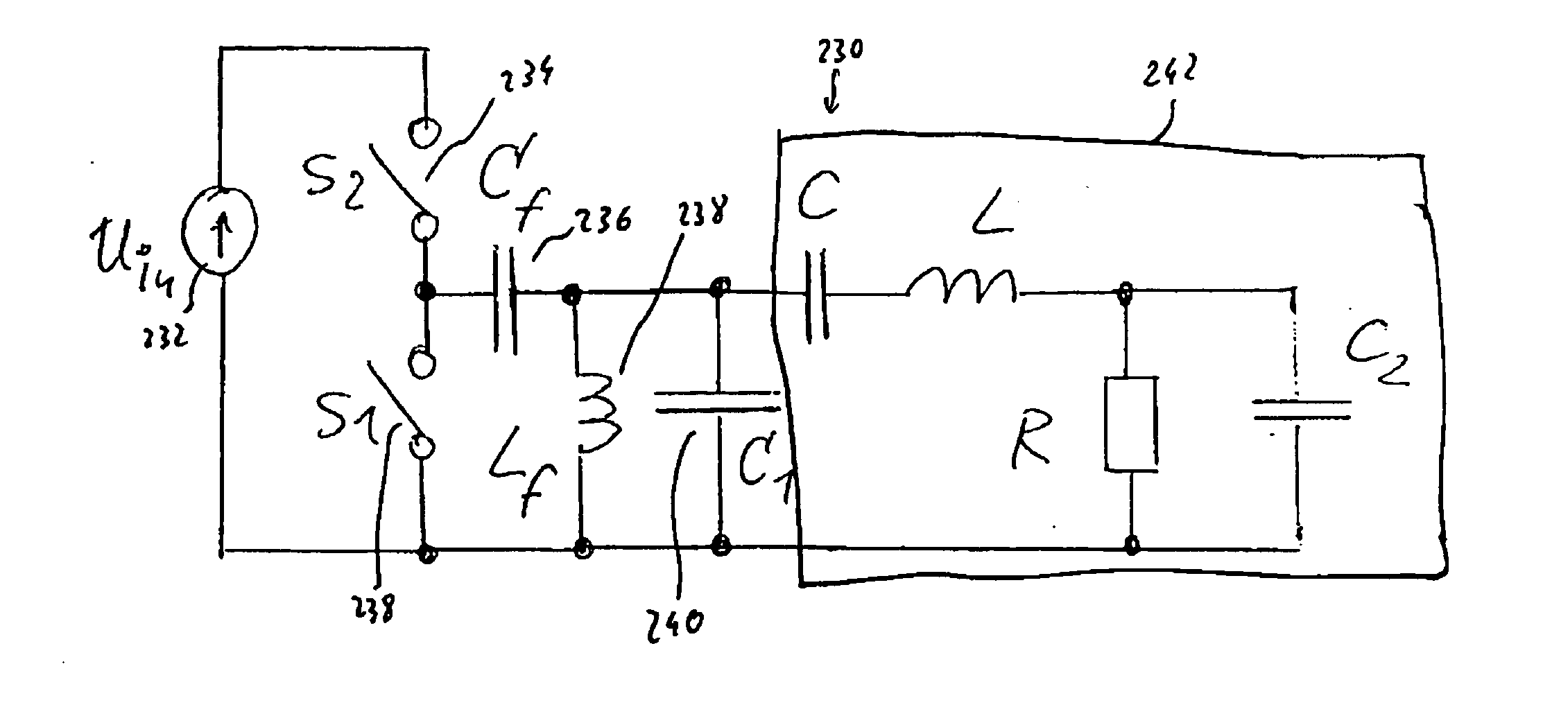 Control circuit for a switch unit of a clocked power supply circuit, and resonance converter