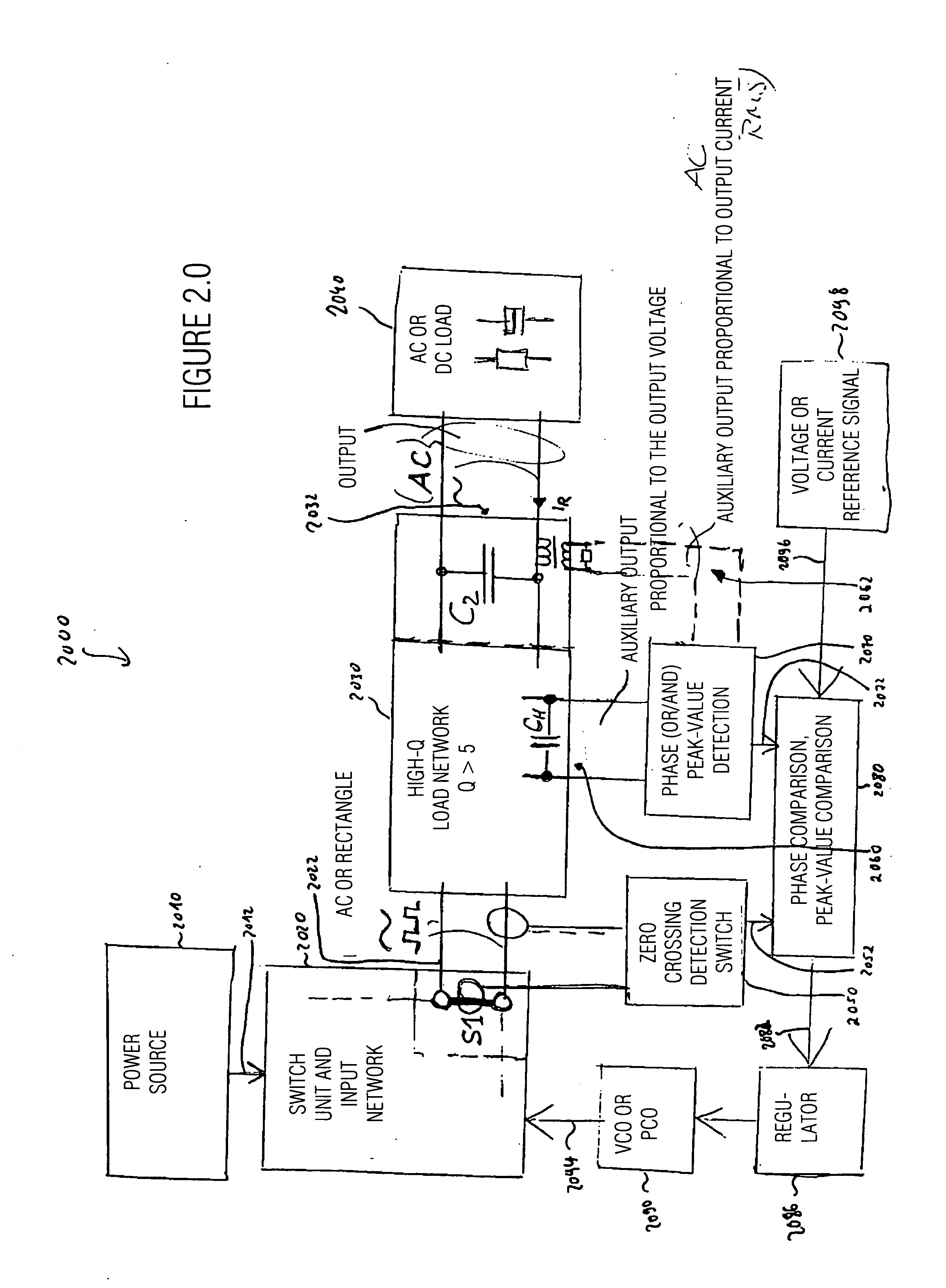 Control circuit for a switch unit of a clocked power supply circuit, and resonance converter