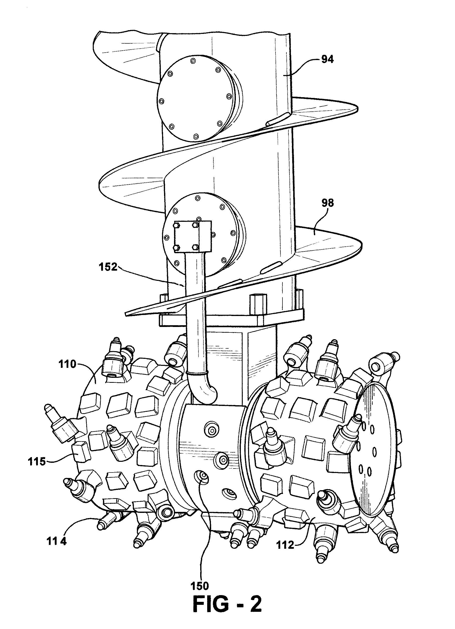 Dual axis grinder blender