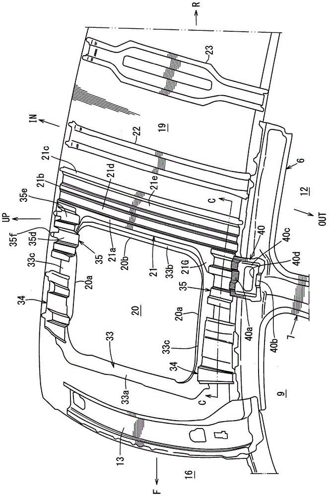 Upper vehicle-body structure of automotive vehicle provided with sun roof