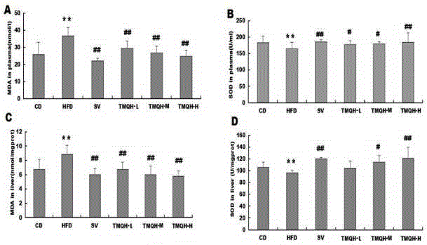 Application of Viburnum sargentii alcohol extract in preparation of NAFLD (non-alcoholic fatty liver disease) treatment drug