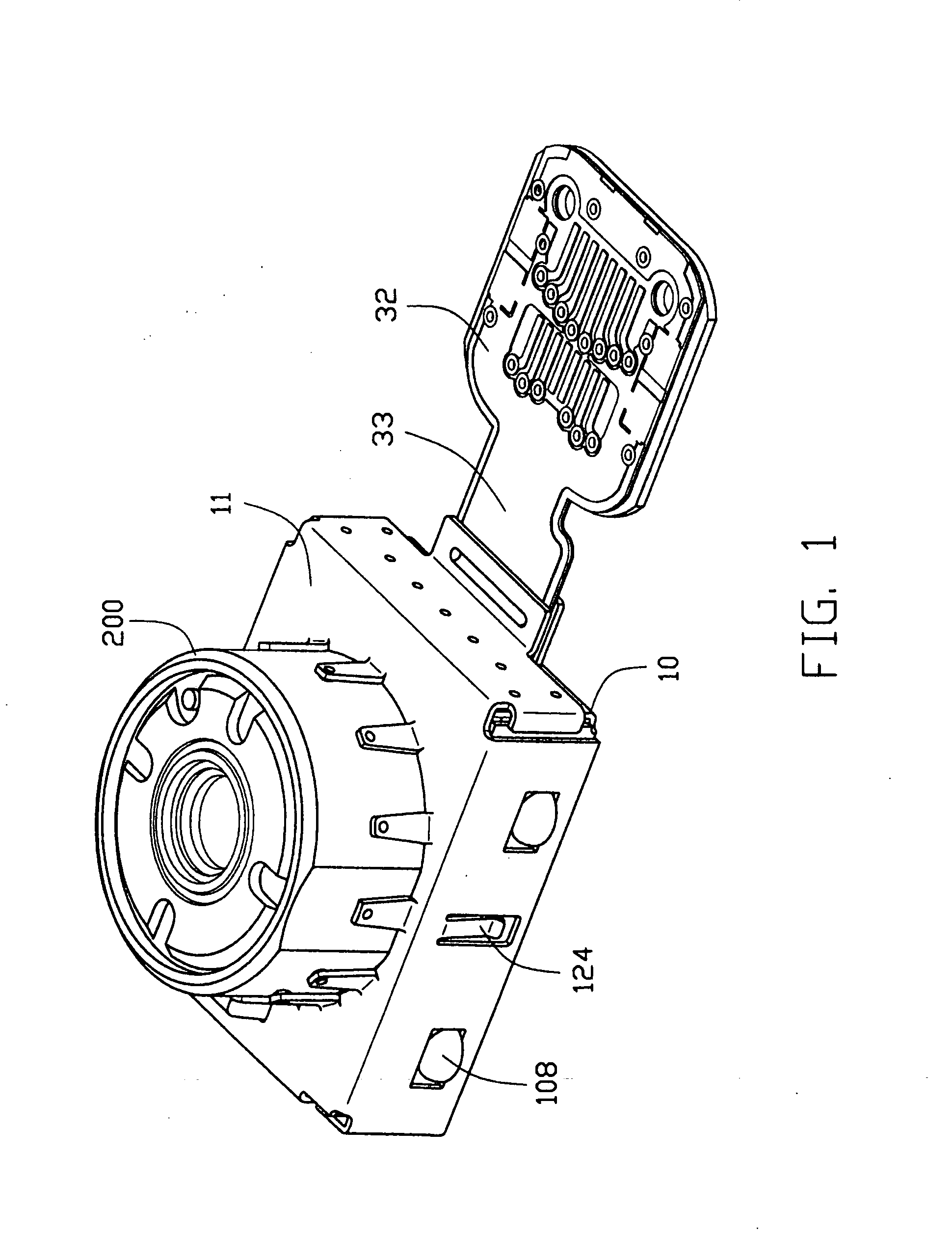 Electrical connector with support element