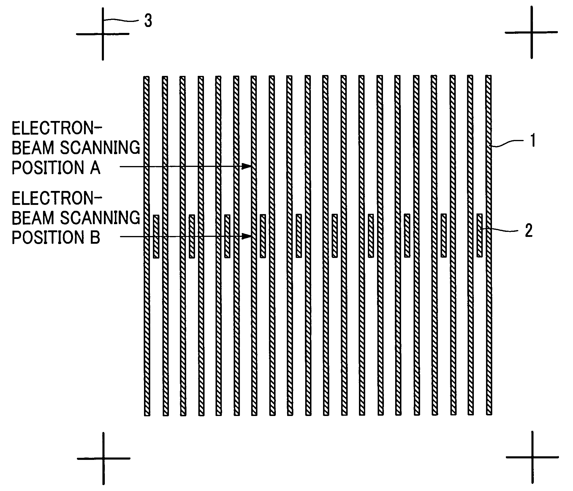 Standard member for length measurement, method for producing the same, and electron beam length measuring device using the same