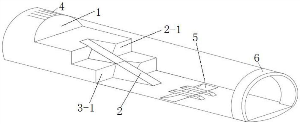 Three-step mechanical excavation method for large-section soft rock highway tunnel