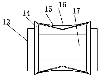 Ceramic tile cement pointing device for construction site