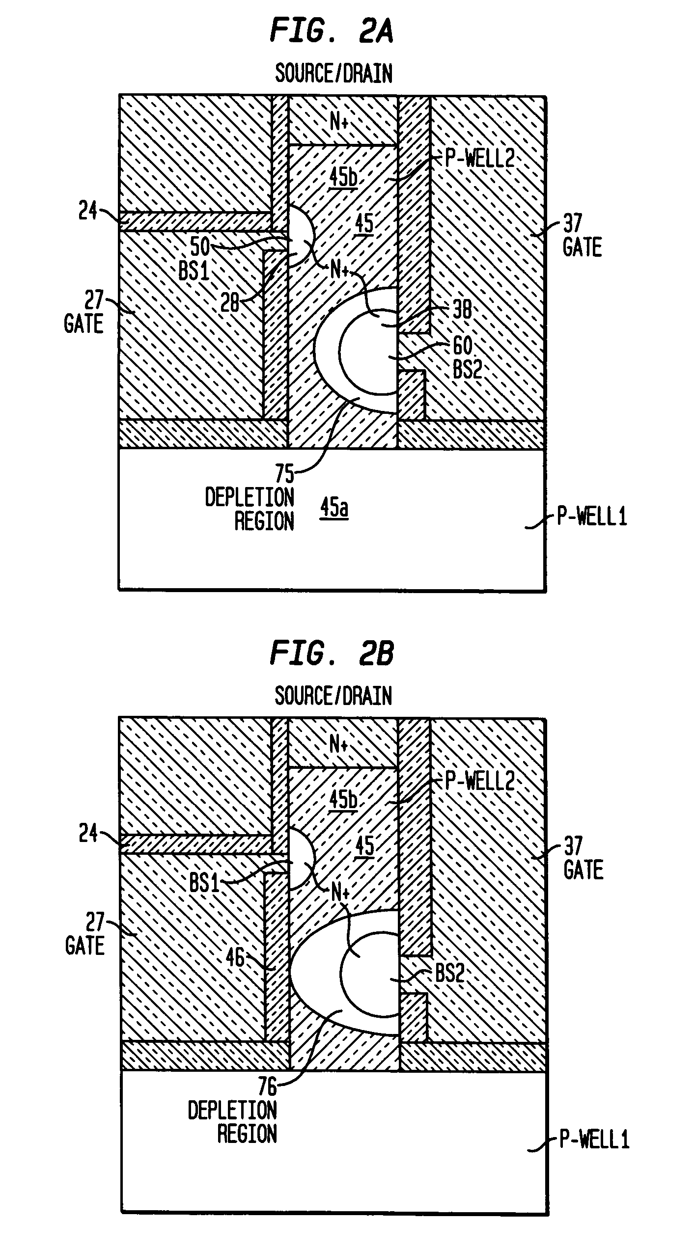 Gate controlled floating well vertical MOSFET