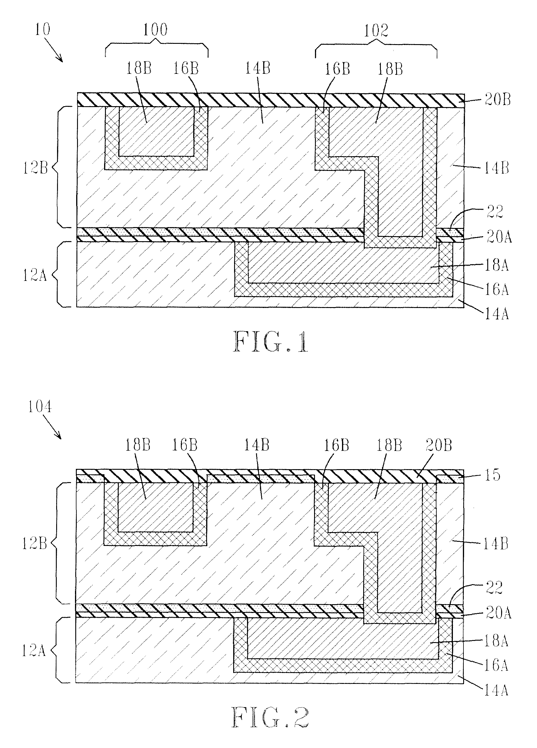 MECHANICALLY ROBUST METAL/LOW-k INTERCONNECTS