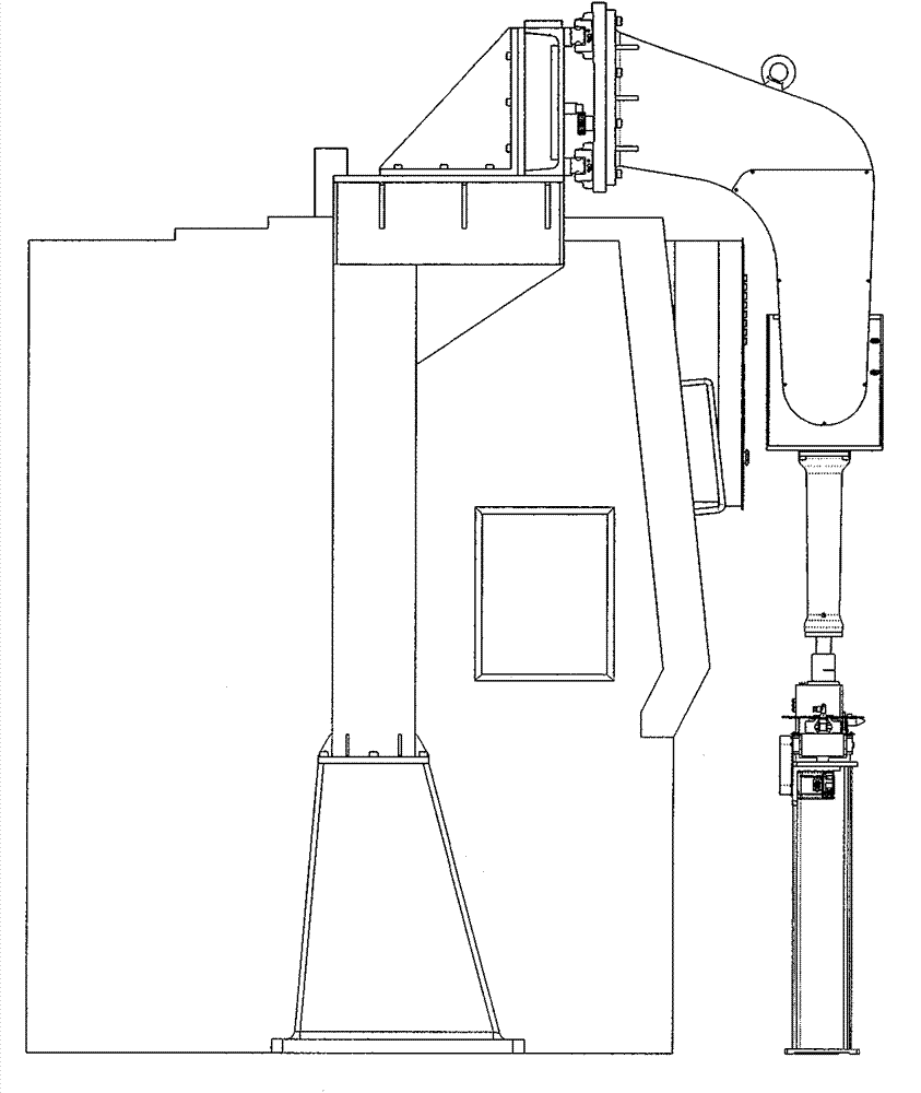 Robot-based automatic feeding and discharging system