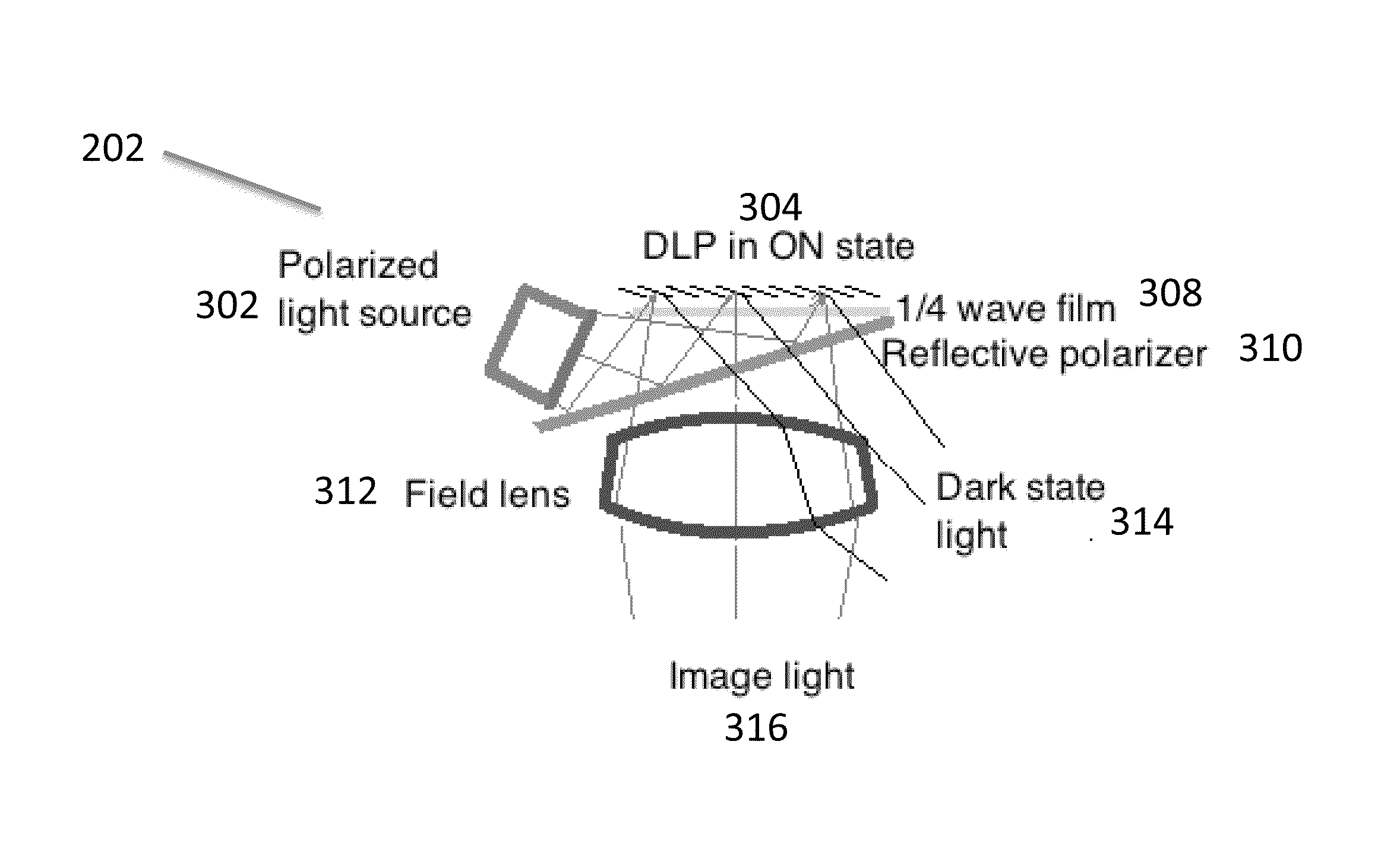 Optical configurations for head-worn see-through displays