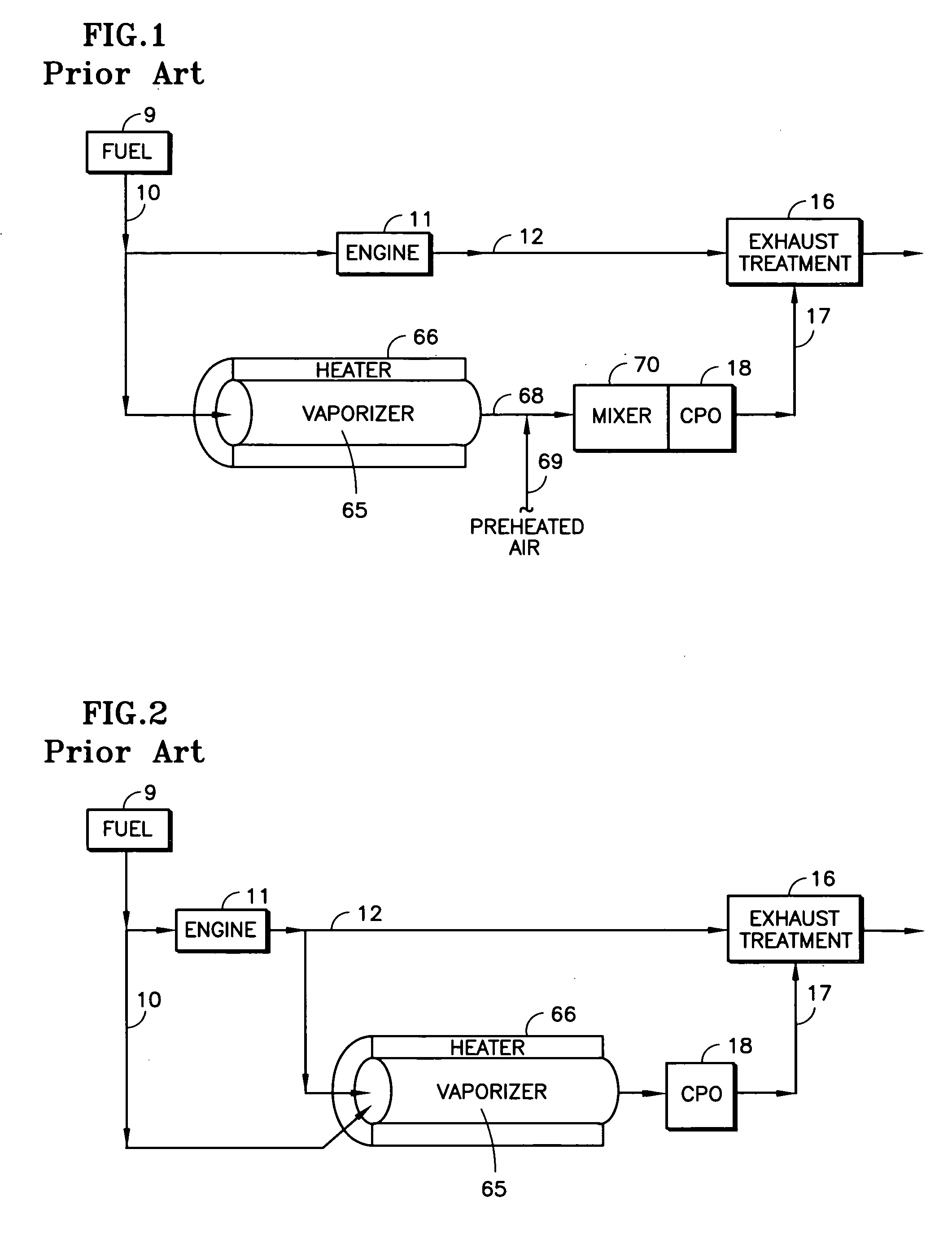 Reforming unvaporized, atomized hydrocarbon fuel