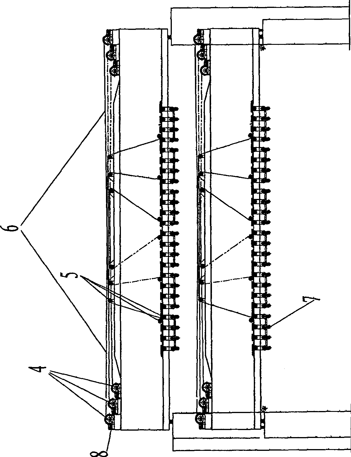 Offshore platform integral constructing and hoisting method and special-purpose hoisting machine for the same