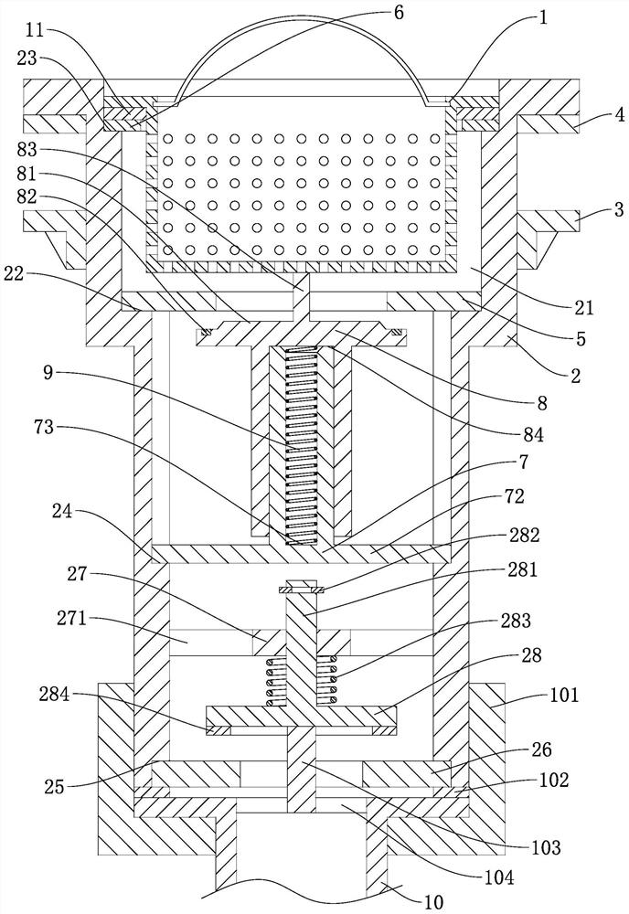 Sink drain assembly with self-closing function