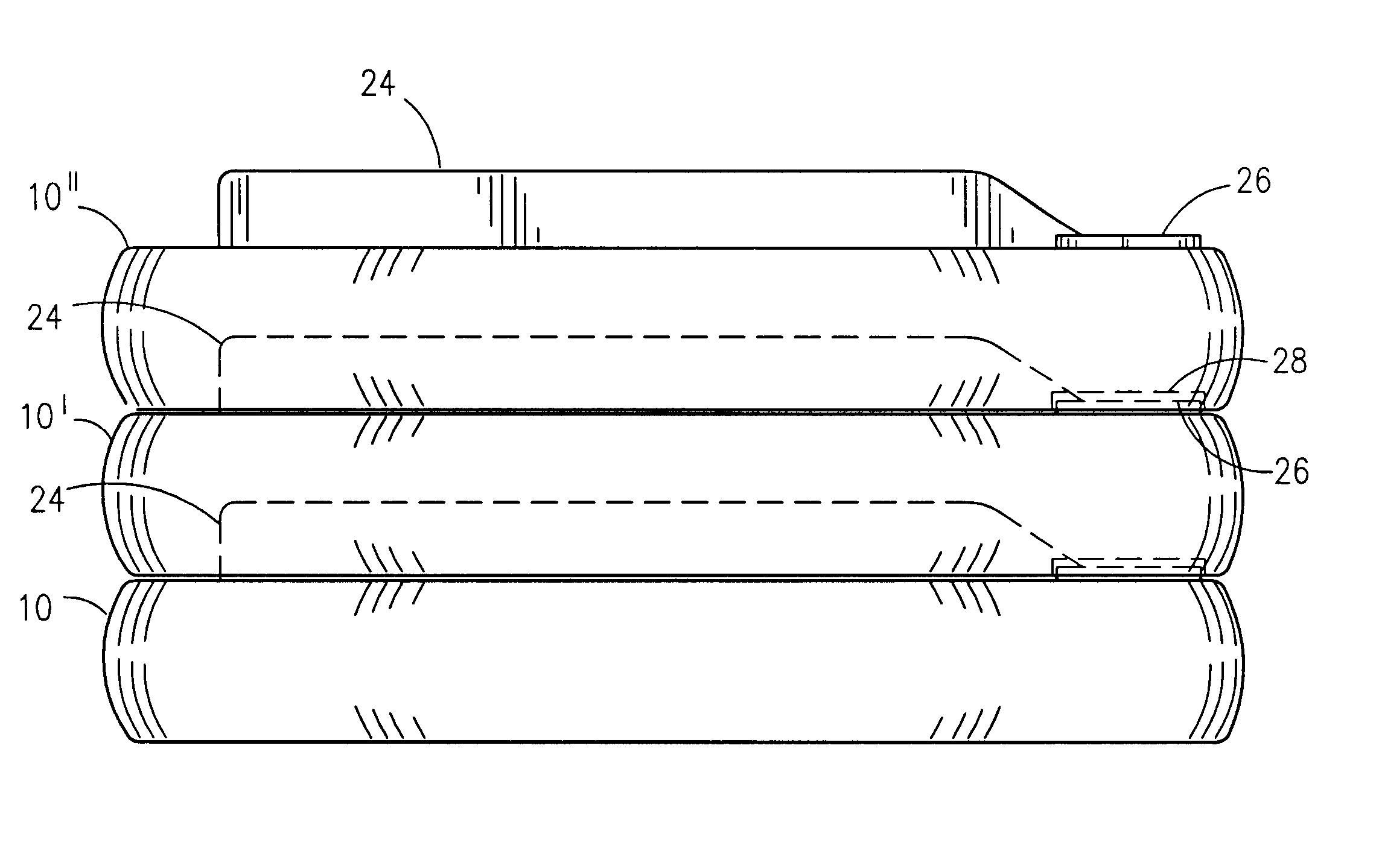 Stackable wrist and arm support pads