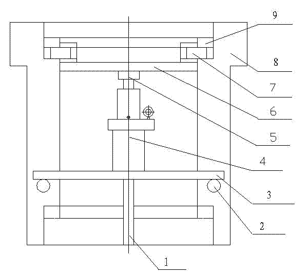 Bearing disk for detaching axel-hung box bearings of locomotive