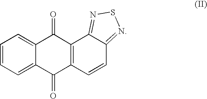 Heteroannelated anthraquinone derivatives and the synthesis method thereof