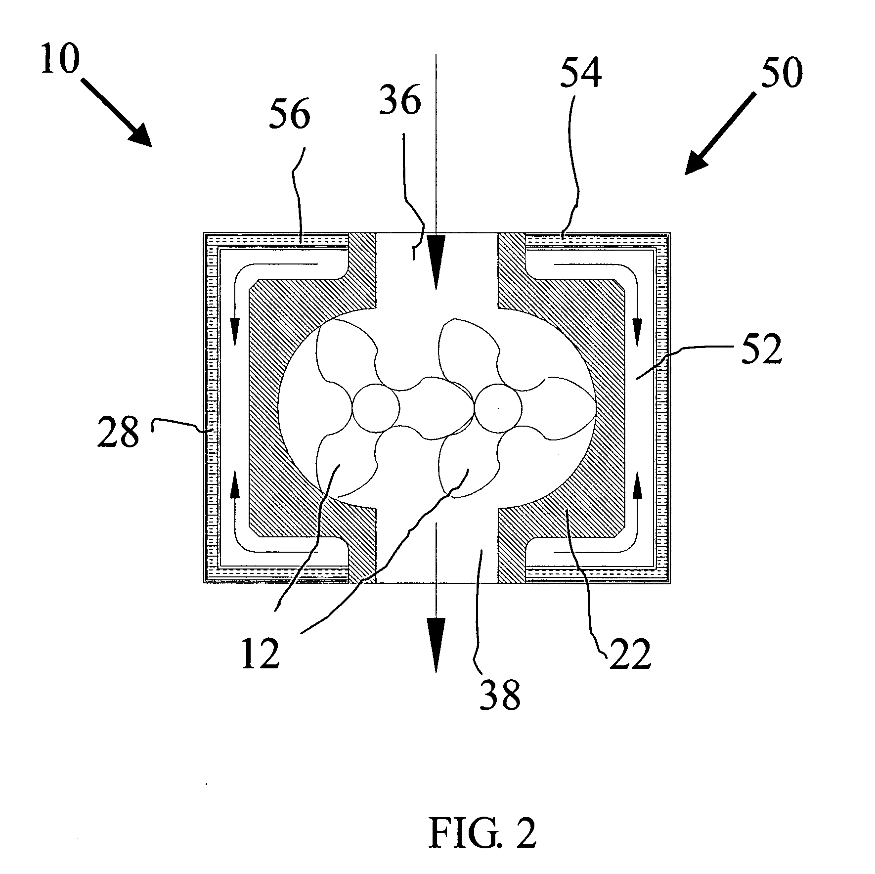 Rotary blower with noise abatement jacket enclosure