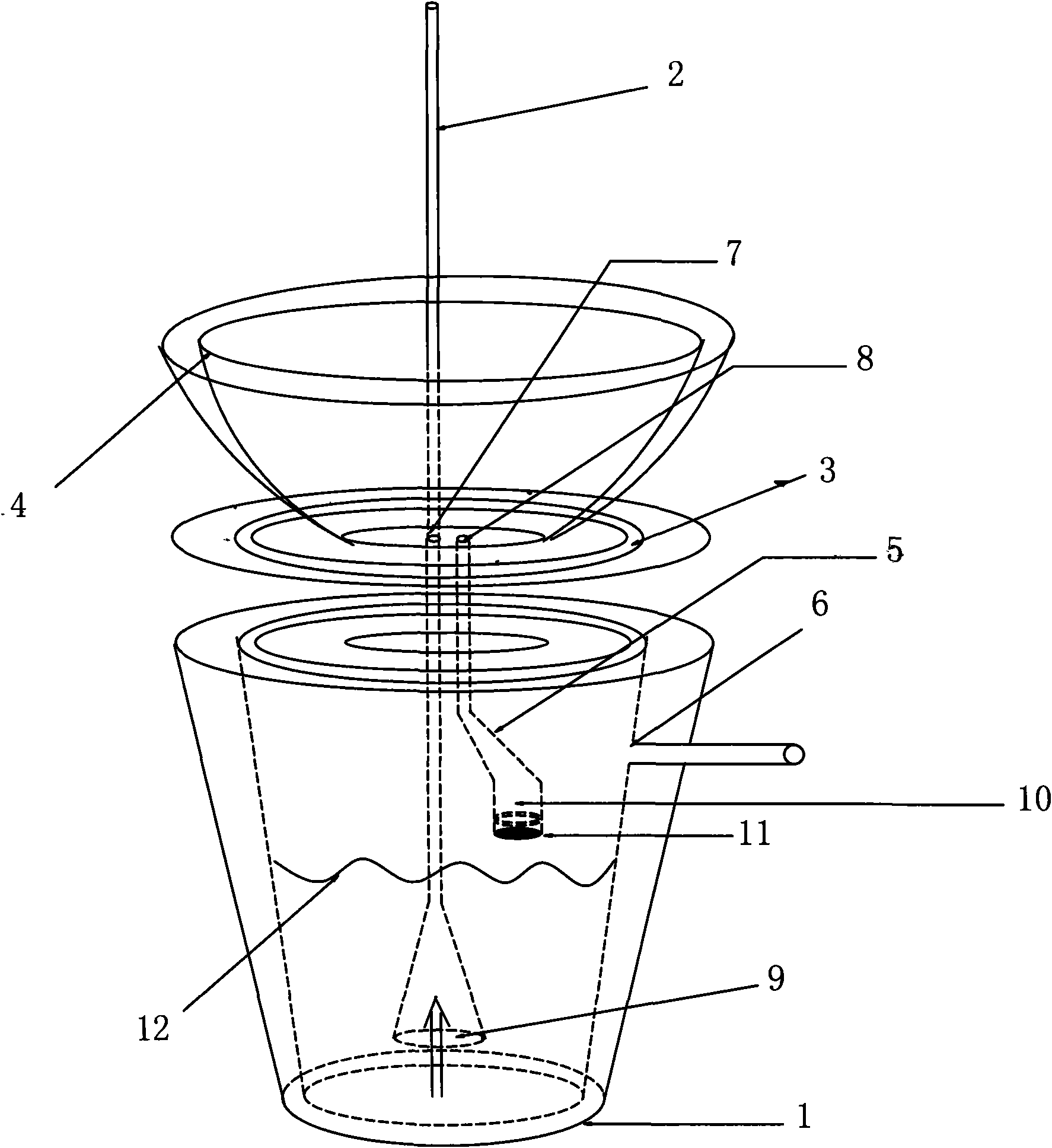 Powder spraying equipment for pressure type nonpolar lamp