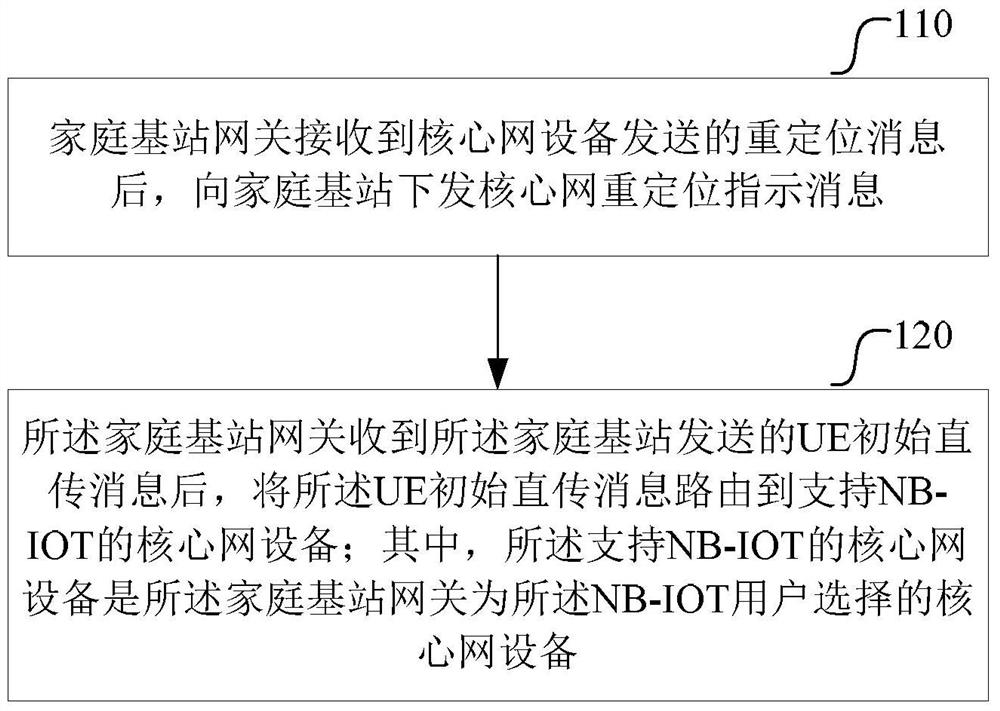 A method and communication device for narrowband Internet of Things user core network selection