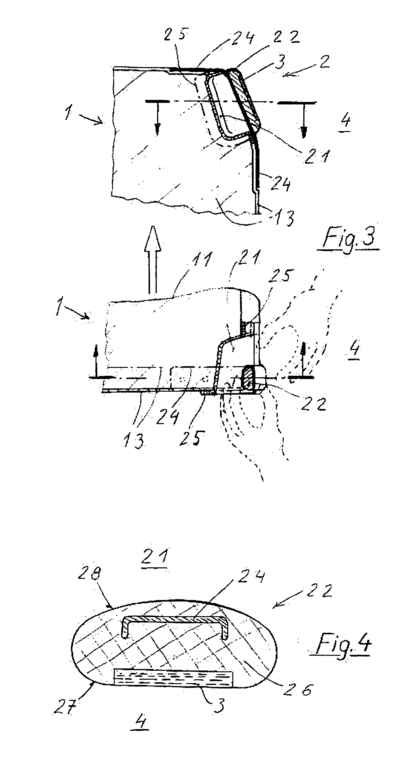 Arrangement of a safety and information device on at least one passenger seat in a passenger cabin of a commercial aircraft