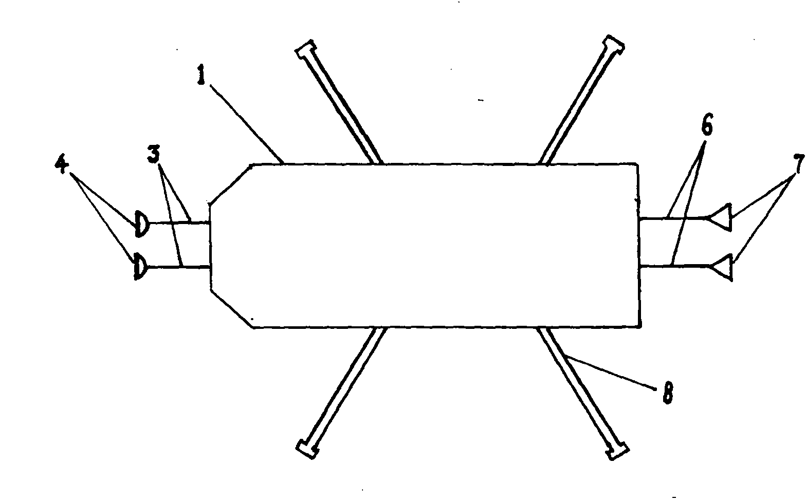 Swimming stroke body-building (training) device