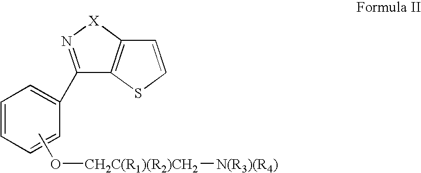 Thienoisoxazolyl-and thienylpyrrazolyl-phenoxy substituted propyl derivatives useful as D<sub>4 </sub>antagonists