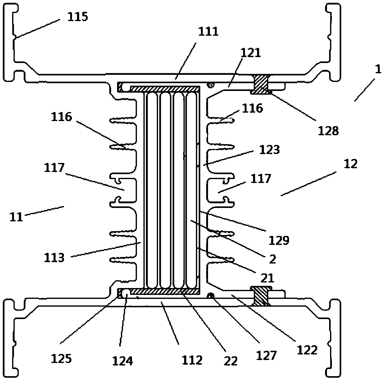 Two-piece type plug-in bus duct