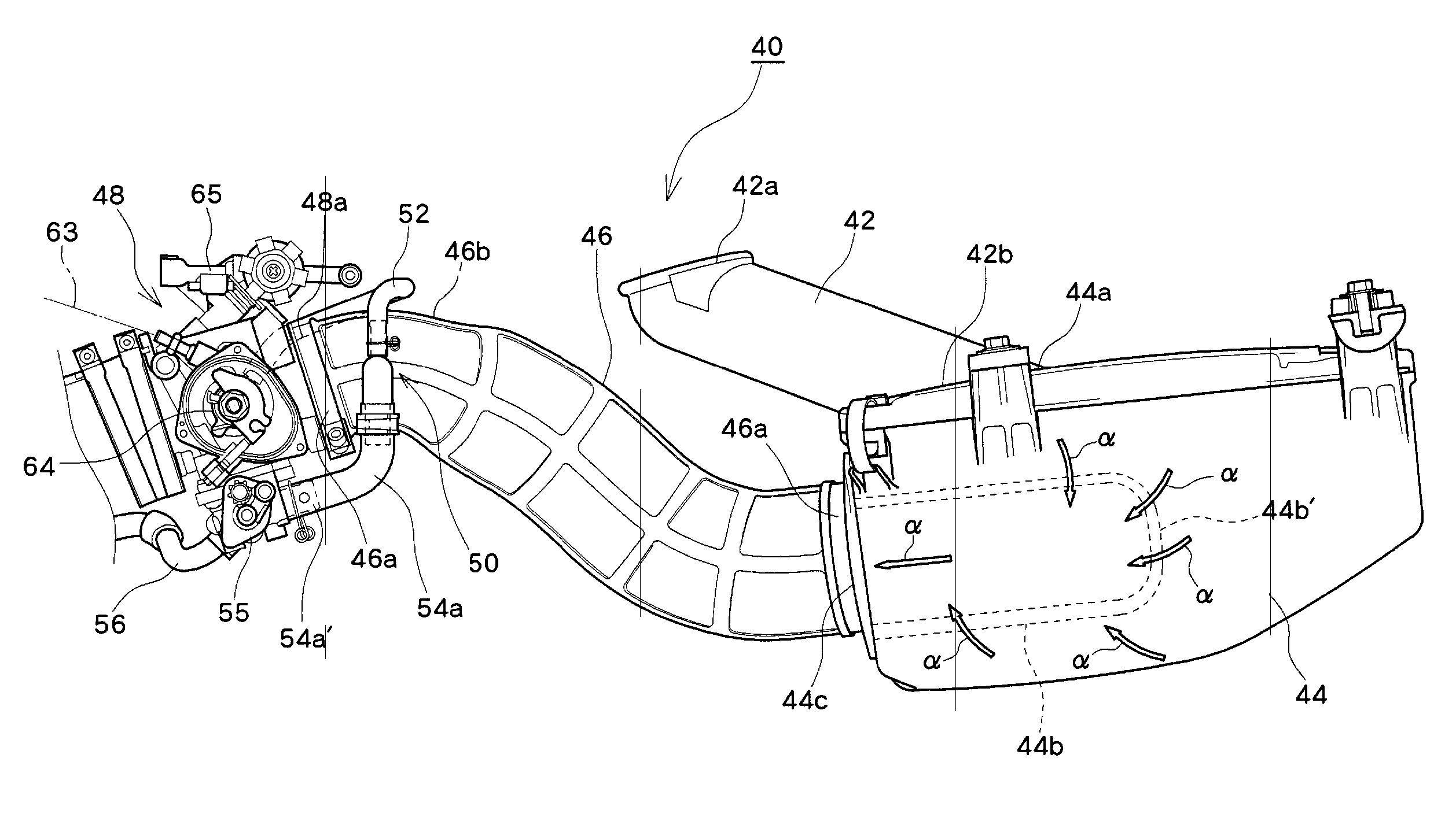 Throttle body having fuel return passage and vehicle