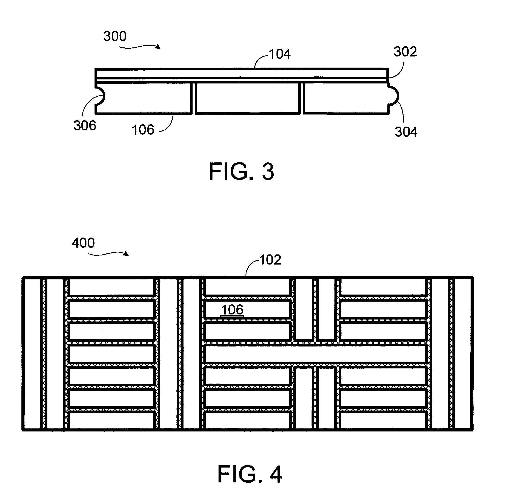 Horizontally engineered hardwood floor and method of installation