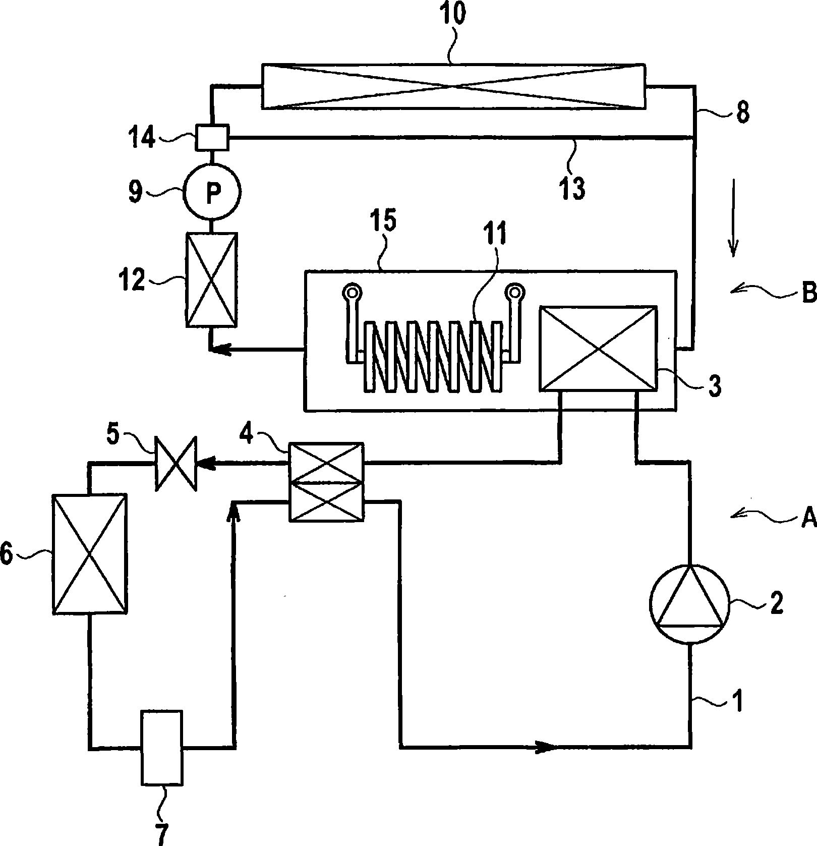 Air conditioning system for vehicle