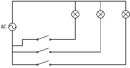 Single-live-wire electric power acquisition device and single-live-wire switch