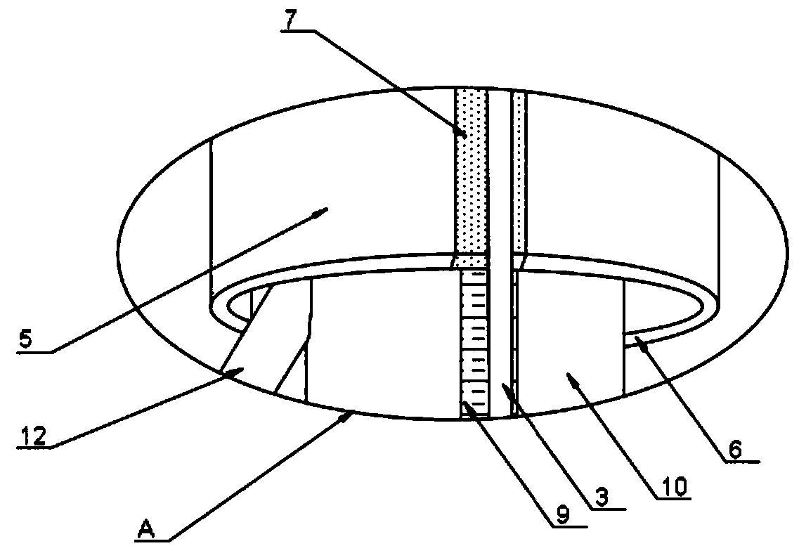 Tracheal catheter protection device capable of being pulled open