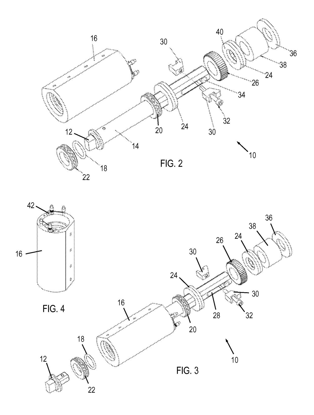 Door closer assembly with hollow hinge member