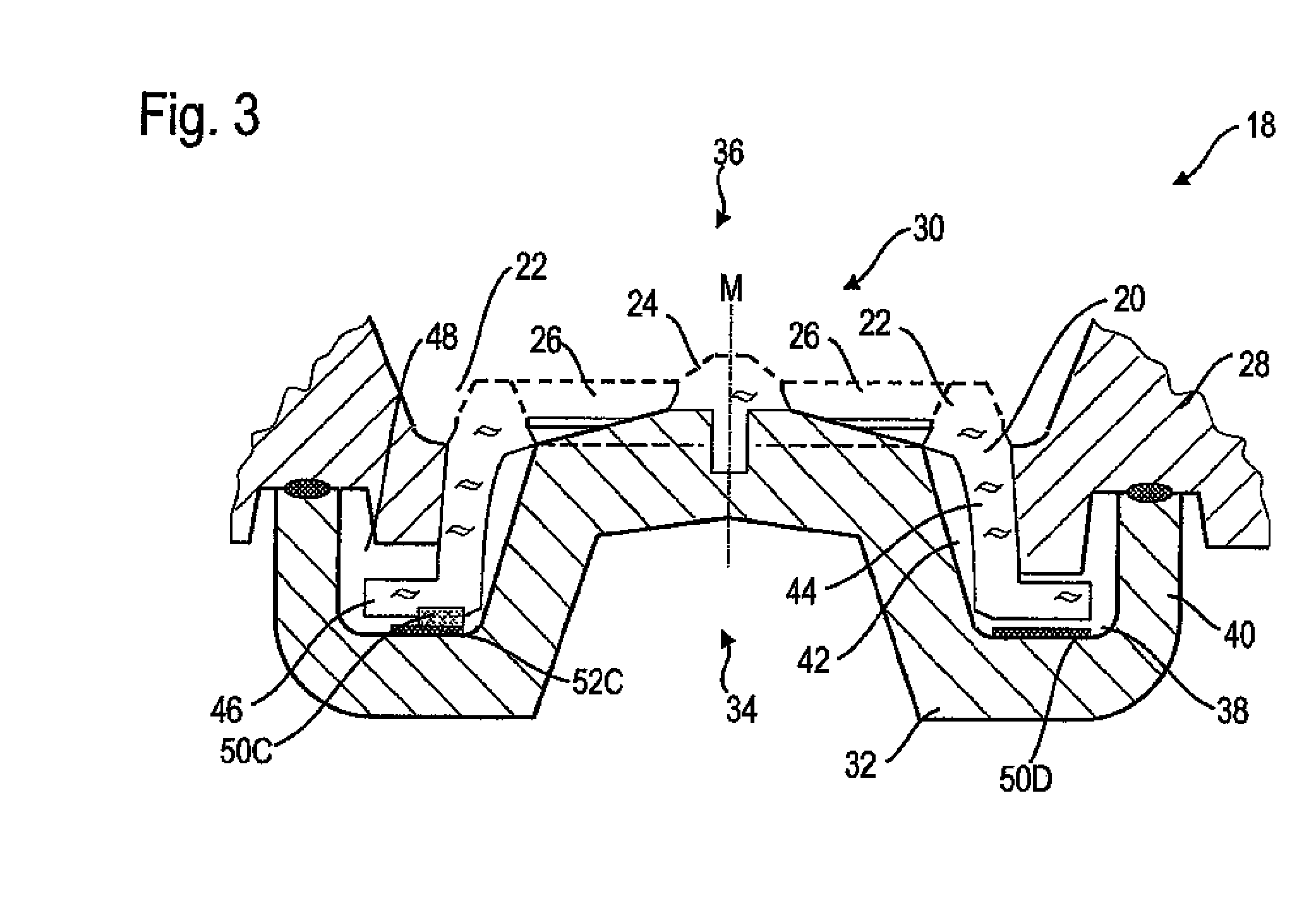 Interior lining part for a motor vehicle