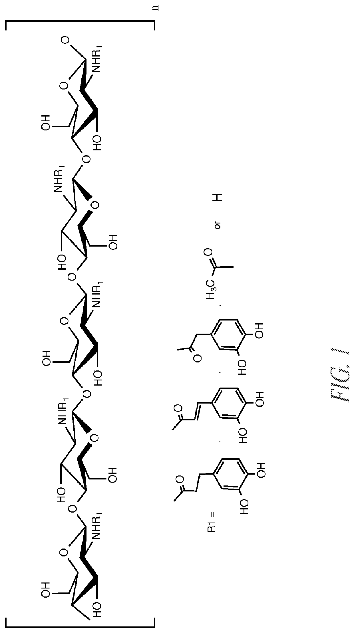 Chitosan dressing for control of gastrointestinal bleeding