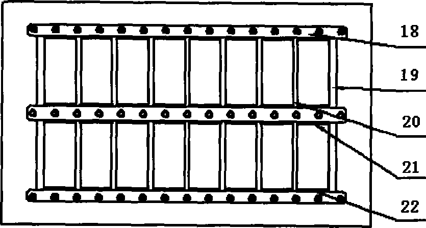 Back pressure type blind-hole bricks die