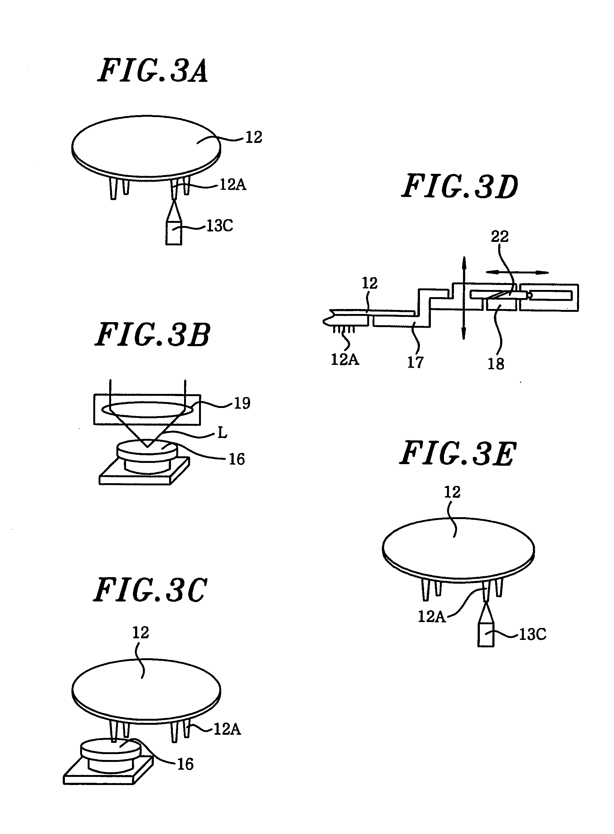 Detection method of probe's tip location, storage medium storing the method, and probe device