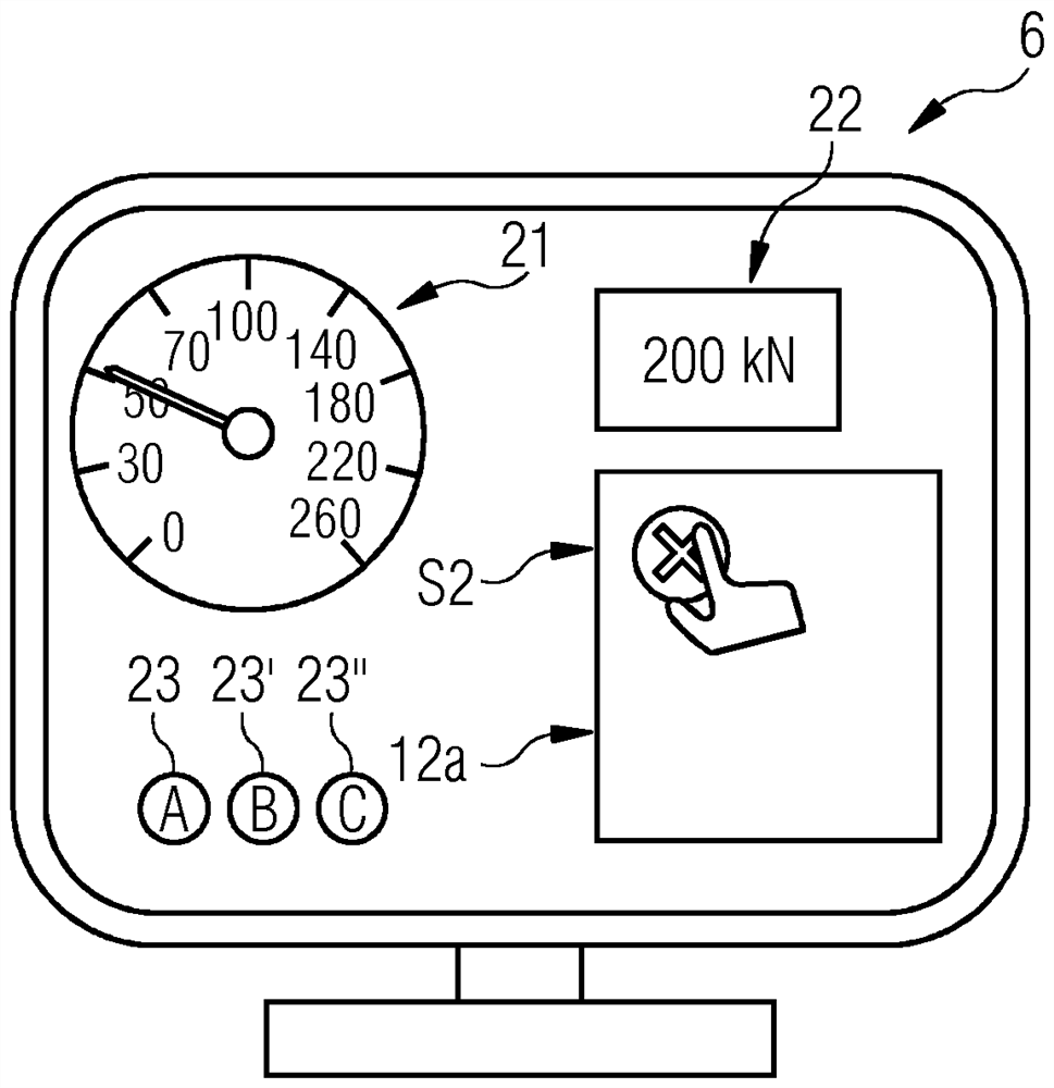 Warning device for rail vehicle