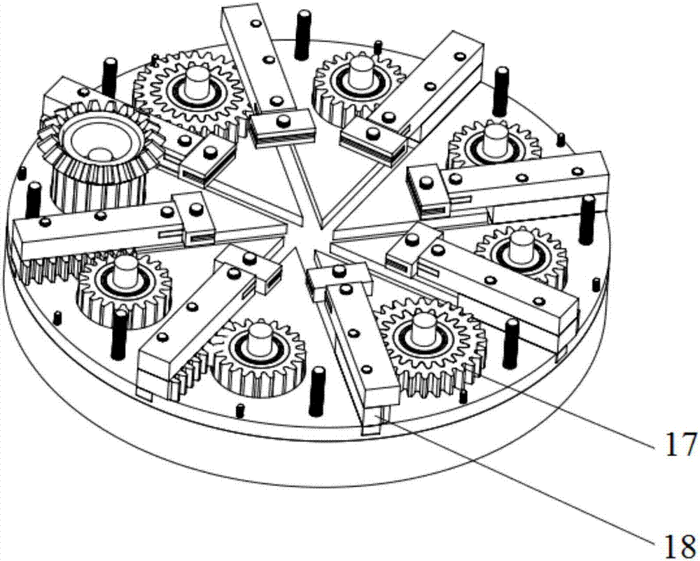 Device for converting one-way pressure into multidirectional tensile force and pressure