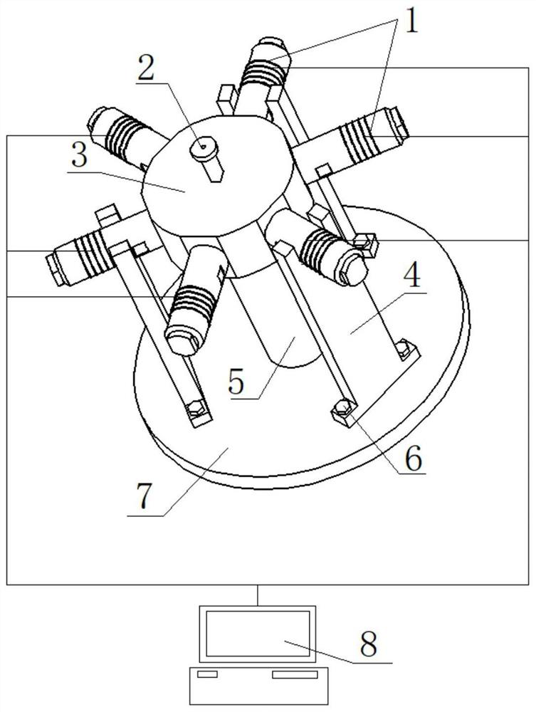 One-way pressing device for ultrasonically assisted indexable end mill inserts