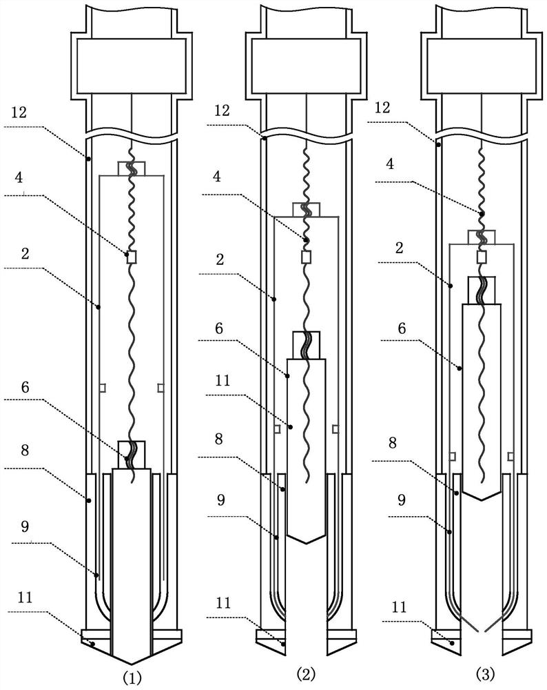 A multi-point and multiple sampling actuator suitable for permafrost-like alien soil