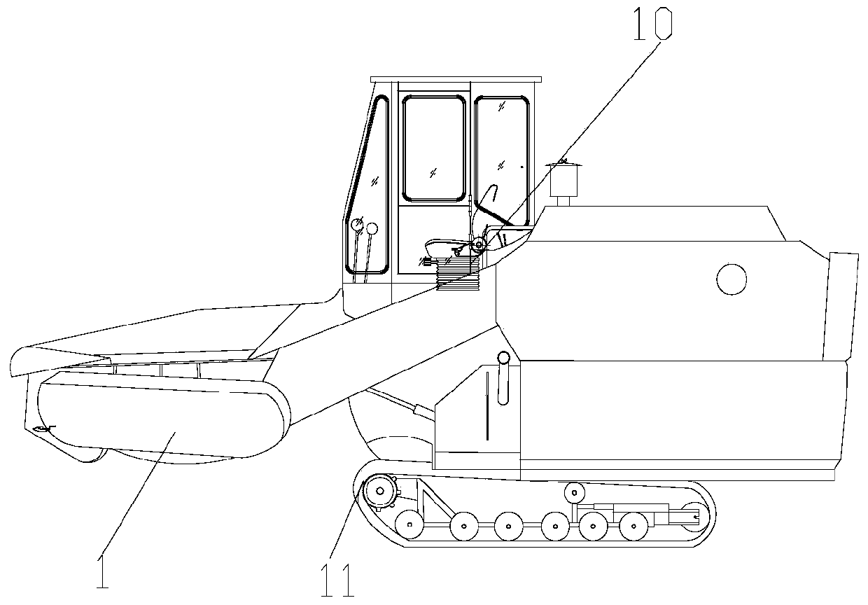 Rice and wheat field secondary harvesting baler