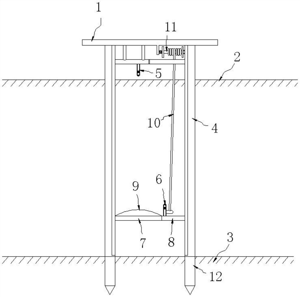 Following type laser water level gauge