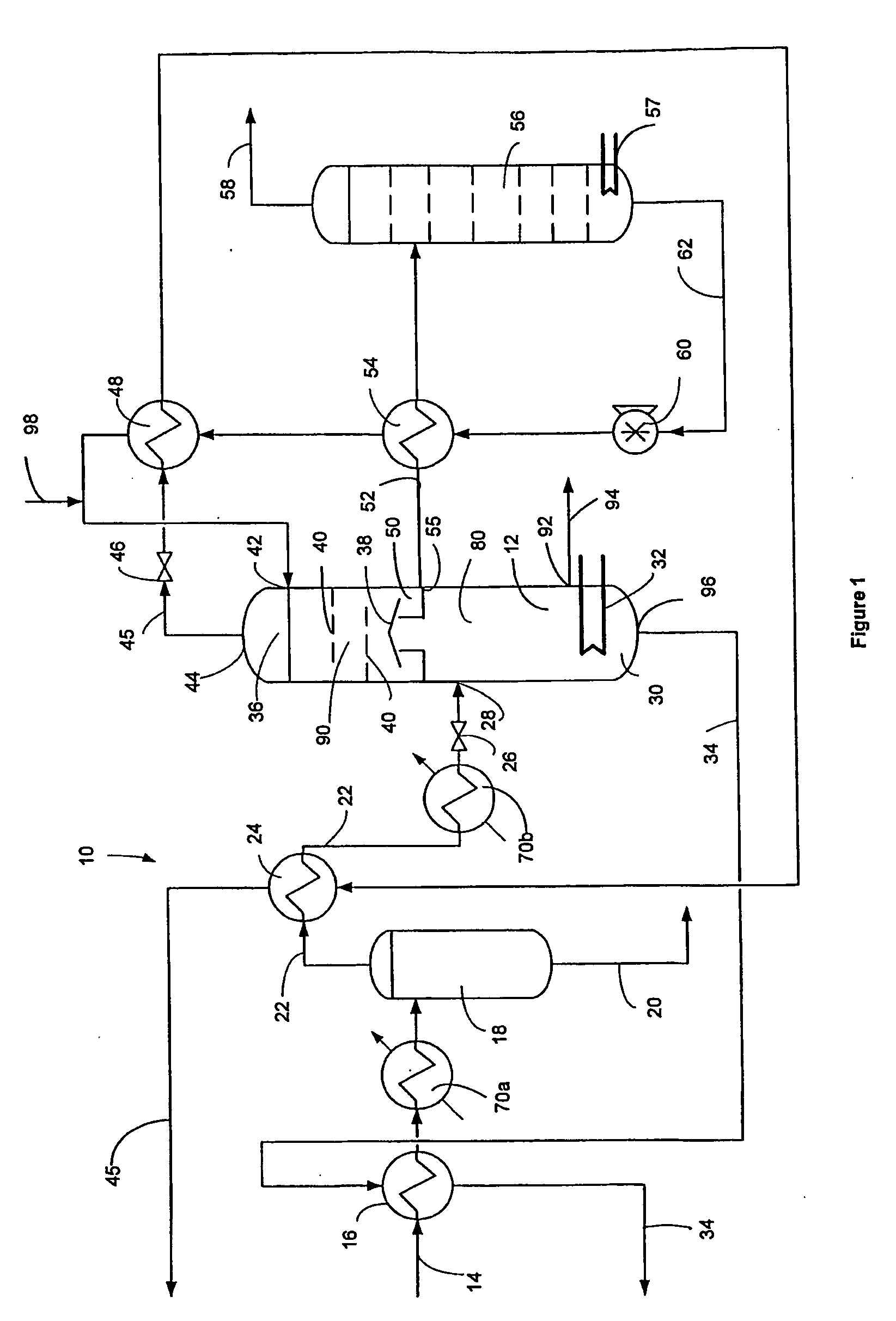 Process and apparatus for removal of sour species from a natural gas stream