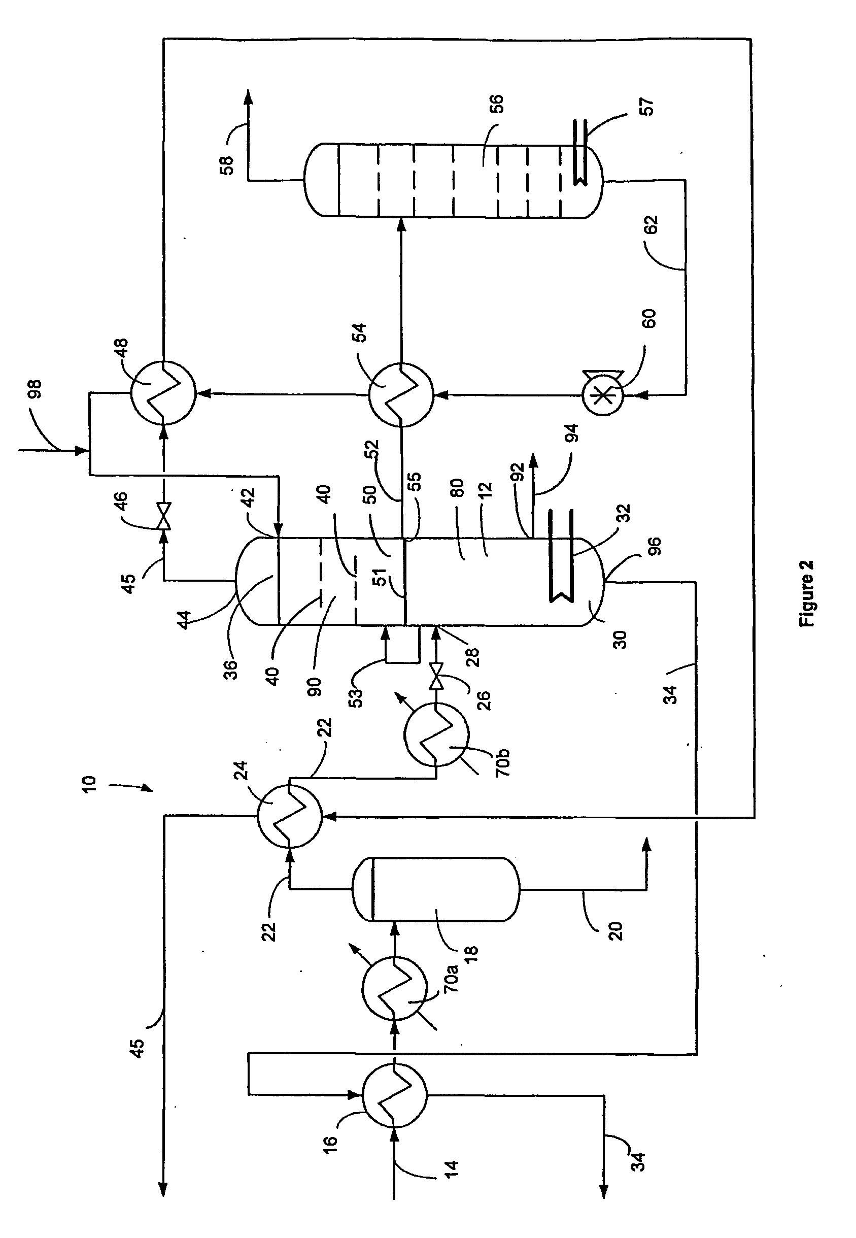 Process and apparatus for removal of sour species from a natural gas stream